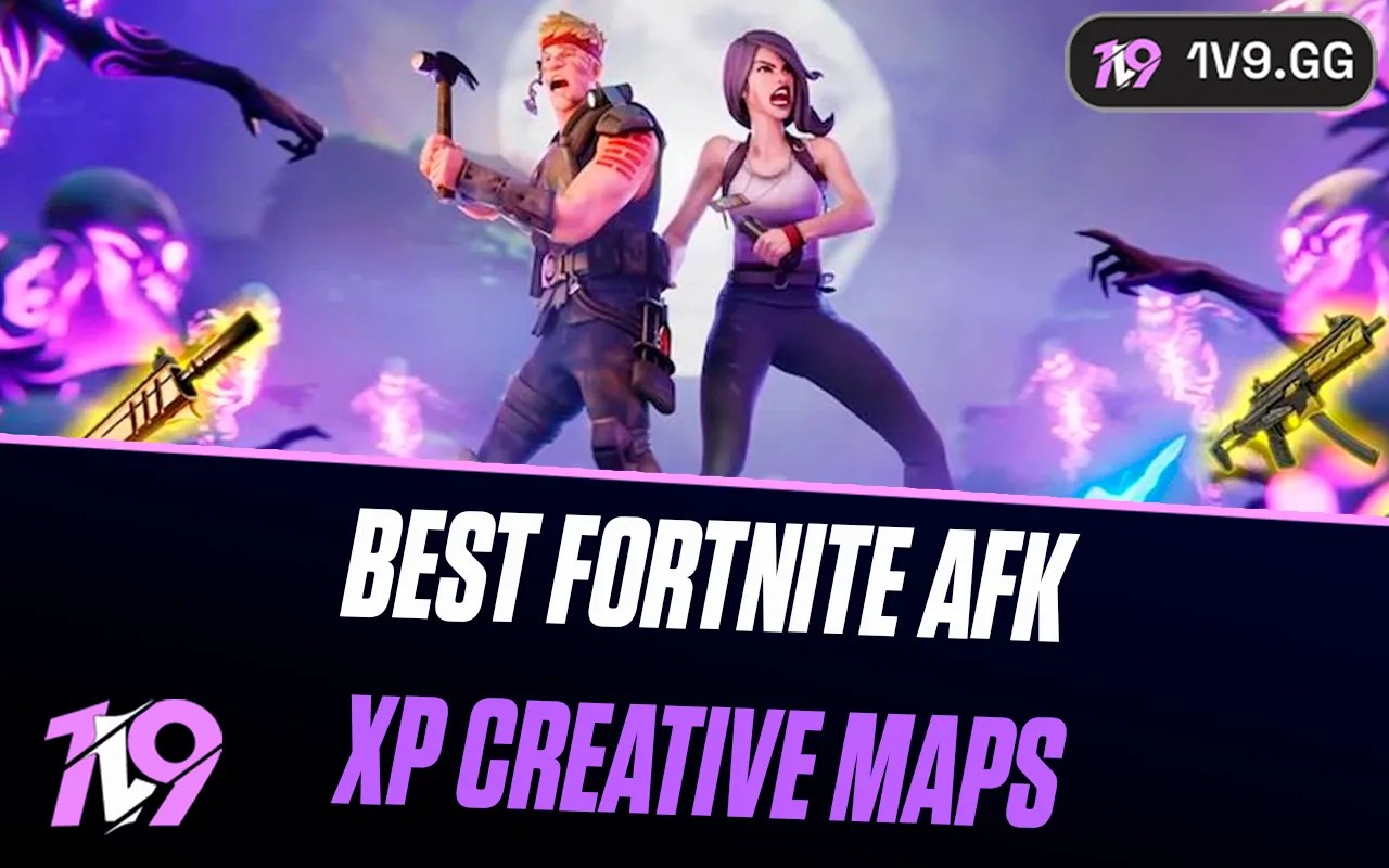Best Fortnite AFK XP Creative Maps In 2026 1v9 Best Fortnite AFK XP Maps